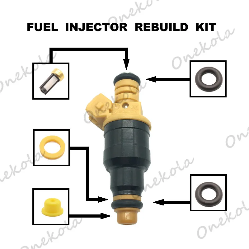 

Fuel Injector repair kit Orings Filters for 0280150702 Alfa Romeo LANCIA 147 155 156 164 2.0T 2.5 3.0 V6