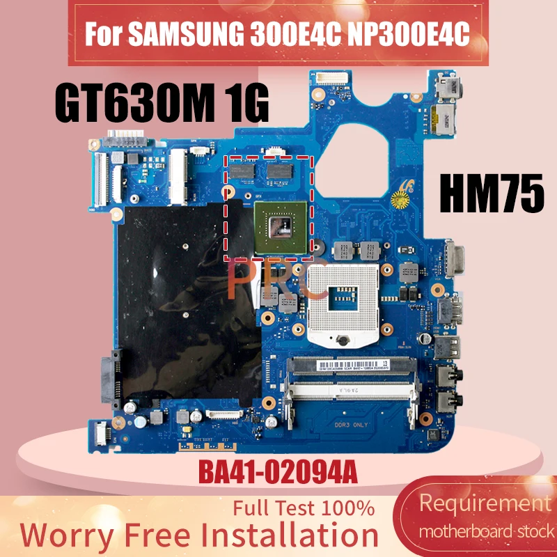 BA41-02094A For SAMSUNG 300E4C NP300E4C Laptop Motherboard BA92-10885A SLJ8F N13P-GL-A1 HM75 GT630M 1G Notebook Mainboard