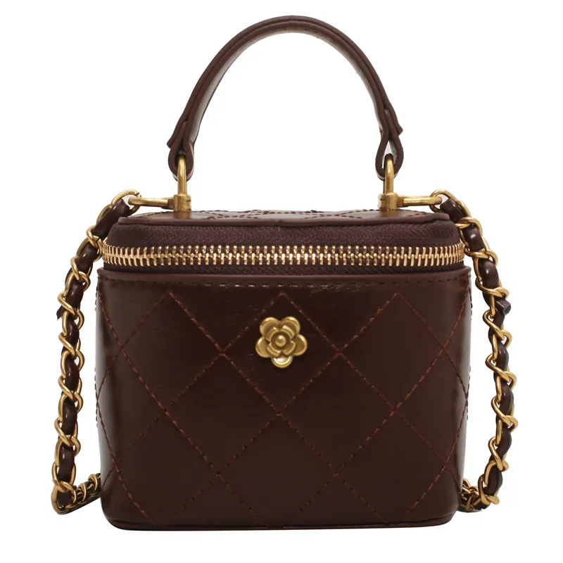 Rhombus Chain Mouth Red Envelope Luxury Mini Crossbody Bags for Women Fashion Box Bag Lipstick Coins Purses and Handbags