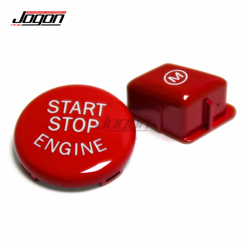 Bouton de démarrage et d\'arrêt du moteur de voiture avec volant, couvercle de remplacement, interrupteur M, BMW E90, E91, E92, E93, E87, E60, E83,