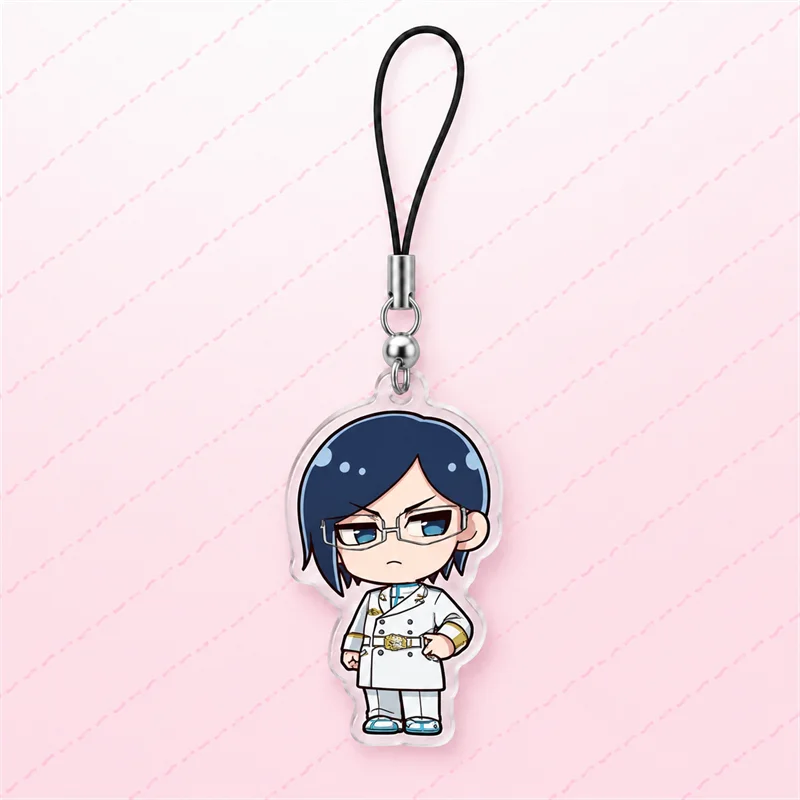 Ichigo  Aizen Rukia Grimmjow Mobile Phone Charms Grim Ulqui Kaname Keyring Small Pendant Phone Chain Fans Friends Gifts