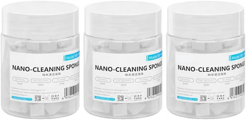 High Density Nano Cleaning Sponge(3 Pack) for Cleaning PCB boards, Screens and Cameras