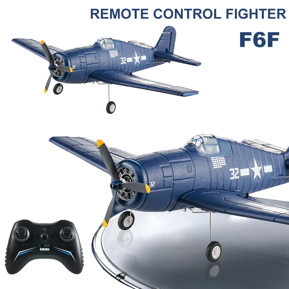 F6F Hellcat RC Fighter Airplane 2.4G Remote Control Jet Aircraft Brushless EPP Foam Fixed Wingspan Model Toys for Adults FX9503