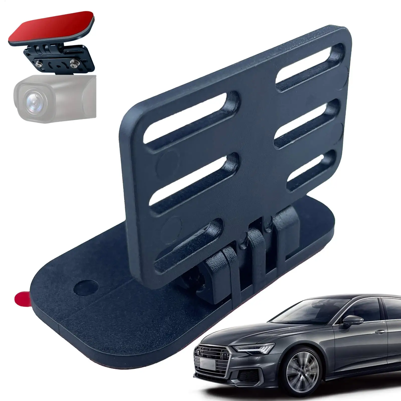 Rear Camera Holder Adhesive Rear Window Camera Mount for Dash Cam Bracket with Universal Hole Position Easy Holder