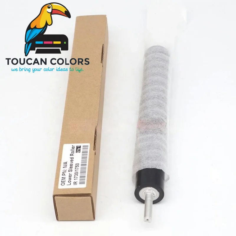 ToucanPrinterFuser Roller Lower Sleeved for Canon IR1730 IR1740 IR1750 IR400 IR500 IR1730i Copiers Spare Part FM4-6495-Lower