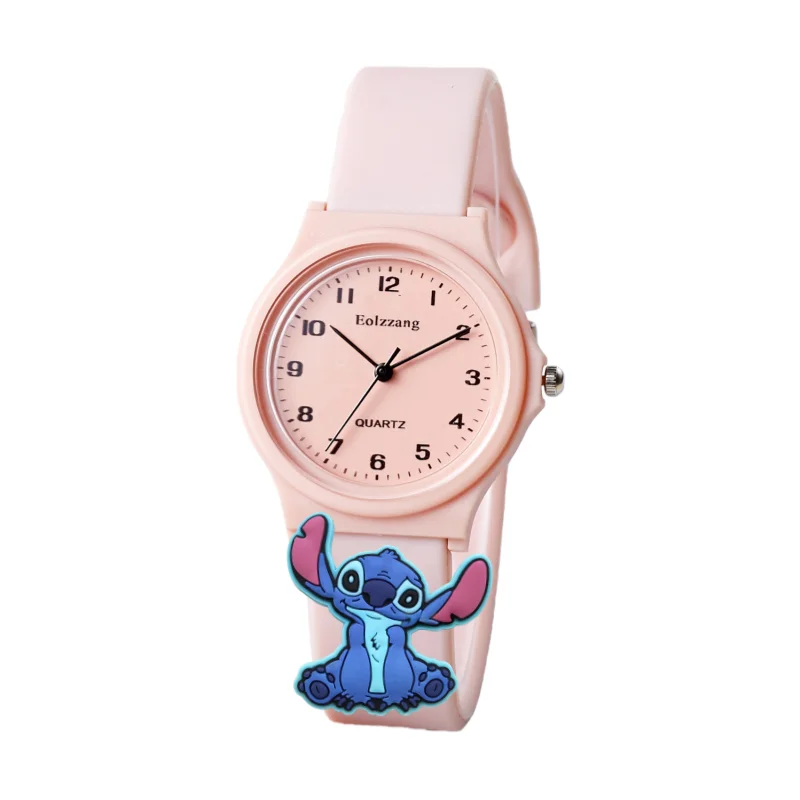 Anime Watch Kawaii Lilo & Stitch Boys Girls Watches Kids Minimalist Cute Children Cartoon Wristwatches Gifts for Kids Girl Clock