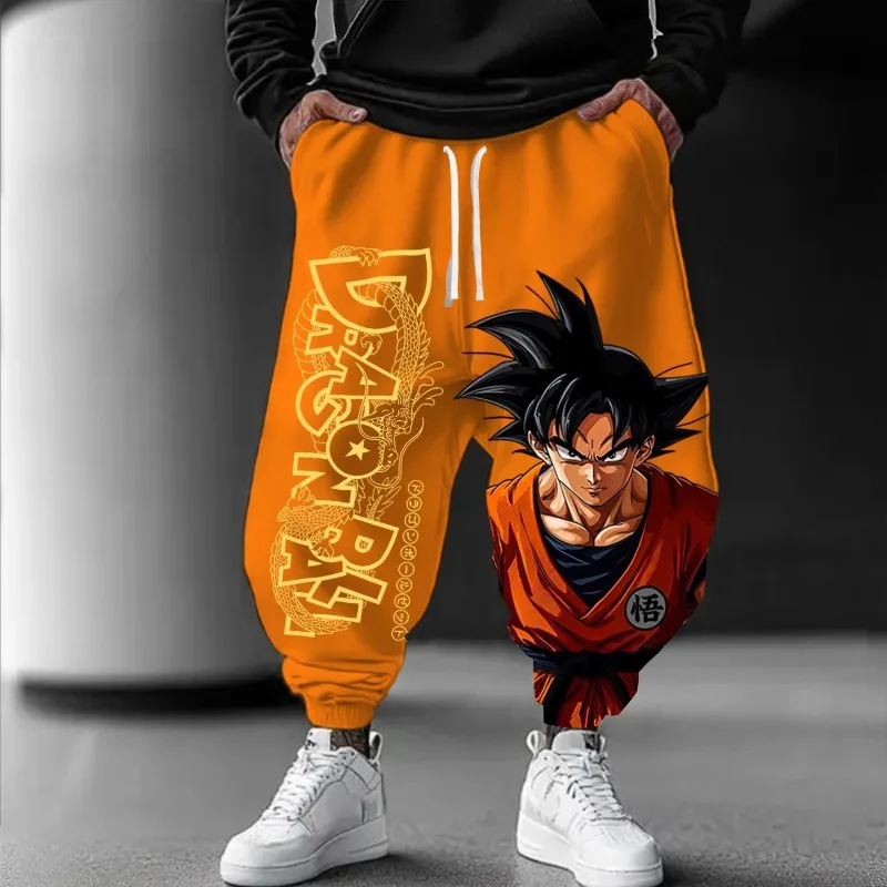 2026 Anime Saiyan Dragon Ball Winter Baumwoll-Jogginghose Harajuku Trendige Herren Damen Streetwear Lose Lässige Mode Sport-Cuff-Hose