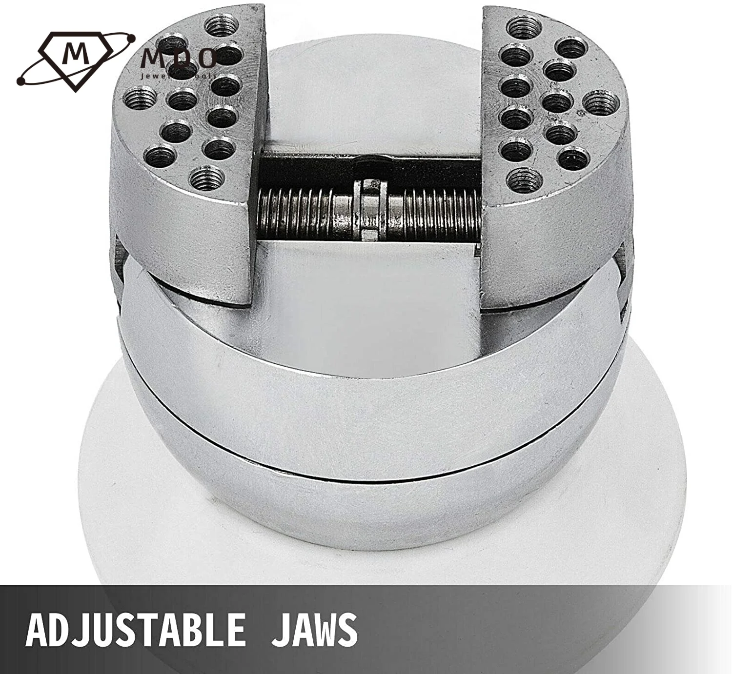 2.4kg White Base 360 Degree Rotation Mini Vise Jewelry Making Tools Setting Vice Engraving Block Diamond Engraving Ball Vise - Image 6
