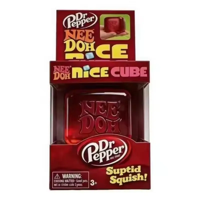 Needoh Nice Cube Sensory Stress Reliever Fidget Tool for Anxiety & Focus Desk Sensory Cube for Adults & Kids