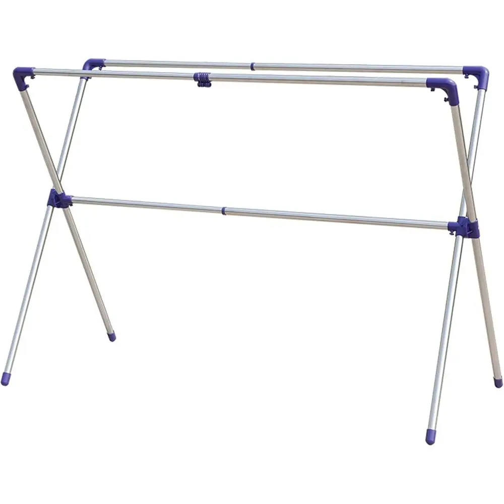 

Складная сушилка для белья из нержавеющей стали для дома, каравана и кемпинга (серебристая, 135x80x128 см)