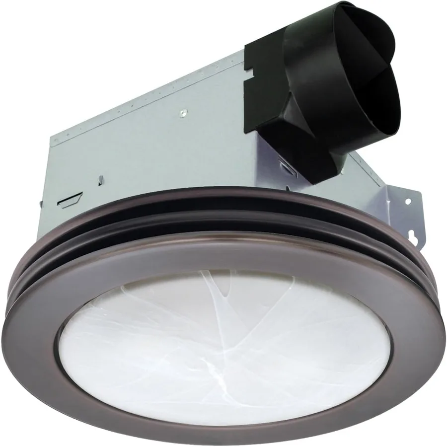 Abluftventilator mit Licht, extrem leise, 80 CFM 2.0 Sones, Belüftung, Abluft-Badezimmerventilator mit Licht, 3000 K/4000 K/5000 K, wählbarer LE