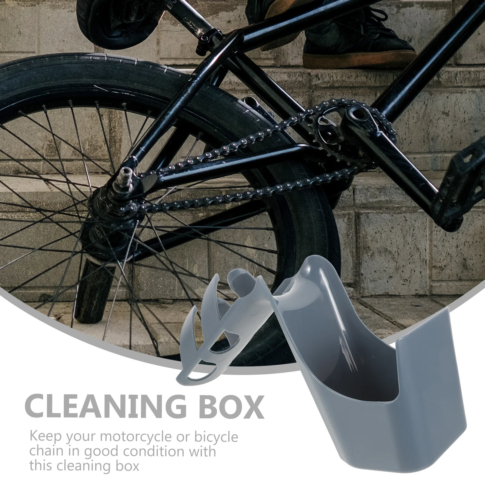 Bike Chain Clean Tool Oil Resistant Splash Proof Cleaning Box Chain Stains Collector Bicycle Maintenance Bike Oil Container