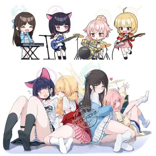 أرشفة زرقاء أنيمي أكريليك عالية الدقة ، نموذج تأثيري ، هدايا زيتية ، أرشيف أزرق ، سوزوكي ، كازوسا ، يوتوري ، ناتسو ، إباراجي ، يوشيمي