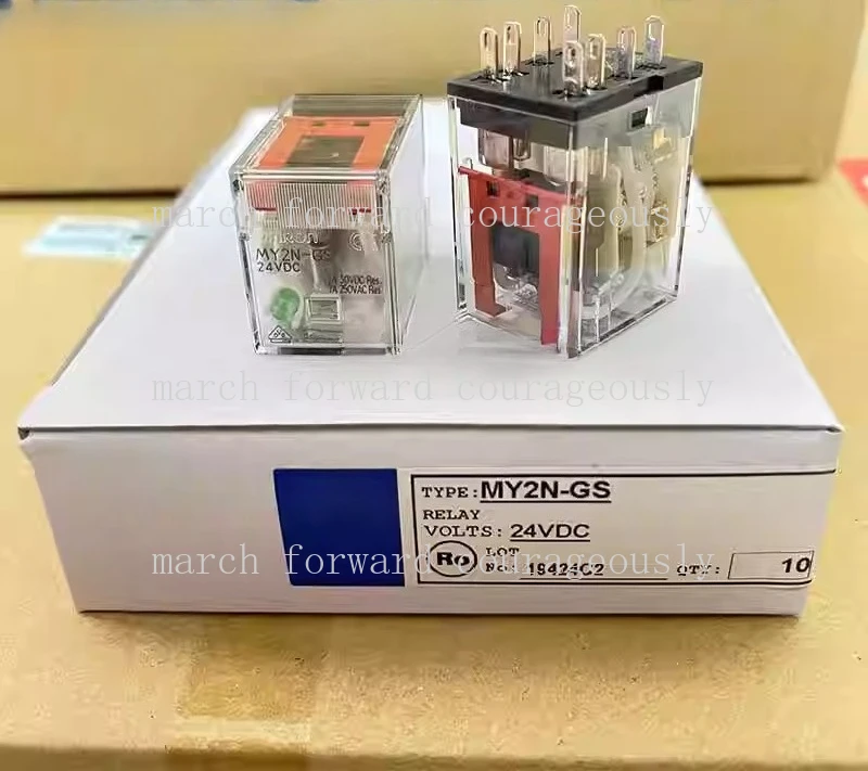 100% original for Omron intermediate relays MY2N-GS, MY4N-GS, J, DC 24V, AC 220V, 110V