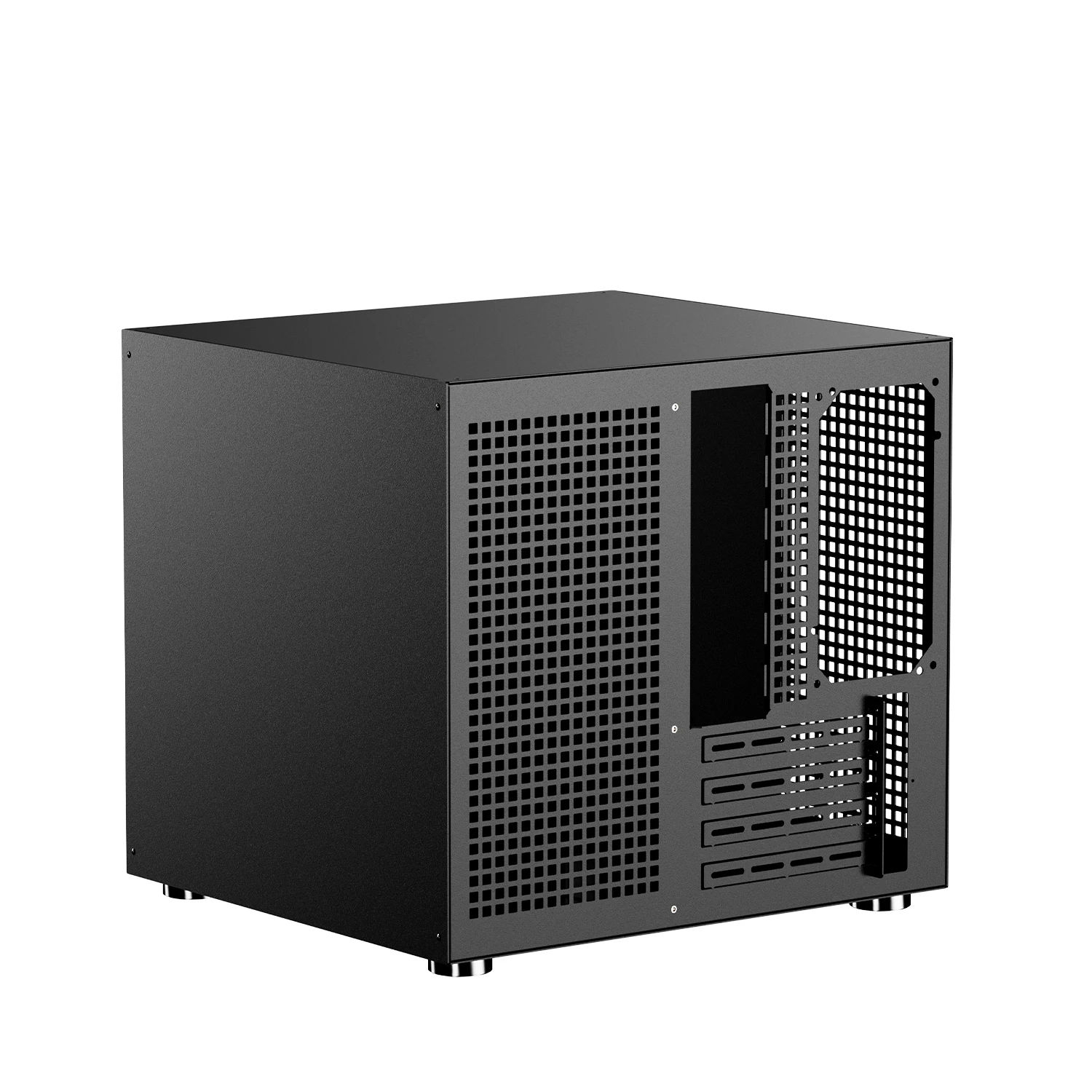 In‑Stock Full‑Tower ATX Gaming PC Case, Panoramic Tempered‑Glass, Back‑Connect‑Motherboard Ready