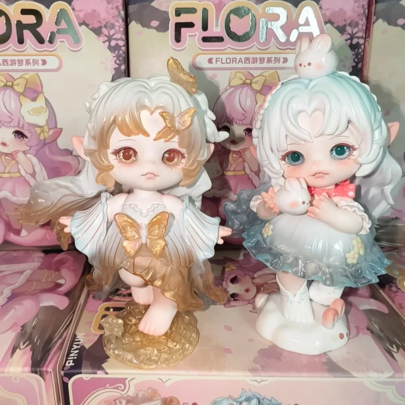 شخصيات الرسوم المتحركة كاواي من سلسلة فلورا دريم - صندوق أعمى رحلة إلى الغرب مفاجأة دمى غامضة هدية للفتيات #1