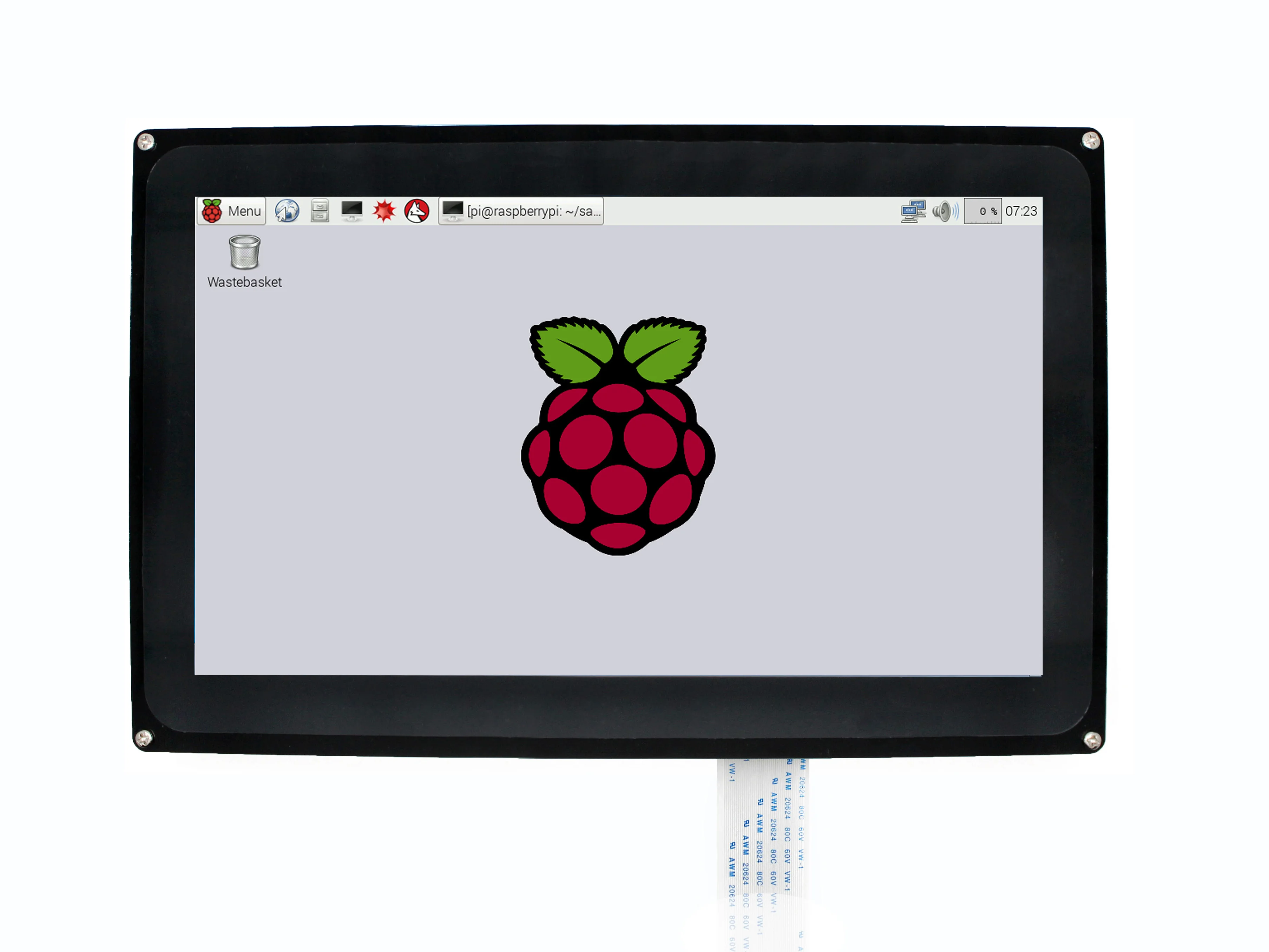 Waveshare Verschiedene Systeme unterstützen 10,1 Zoll kapazitives Touchscreen-LCD (H) mit Hülle für Raspberry Pi Jetson Nano