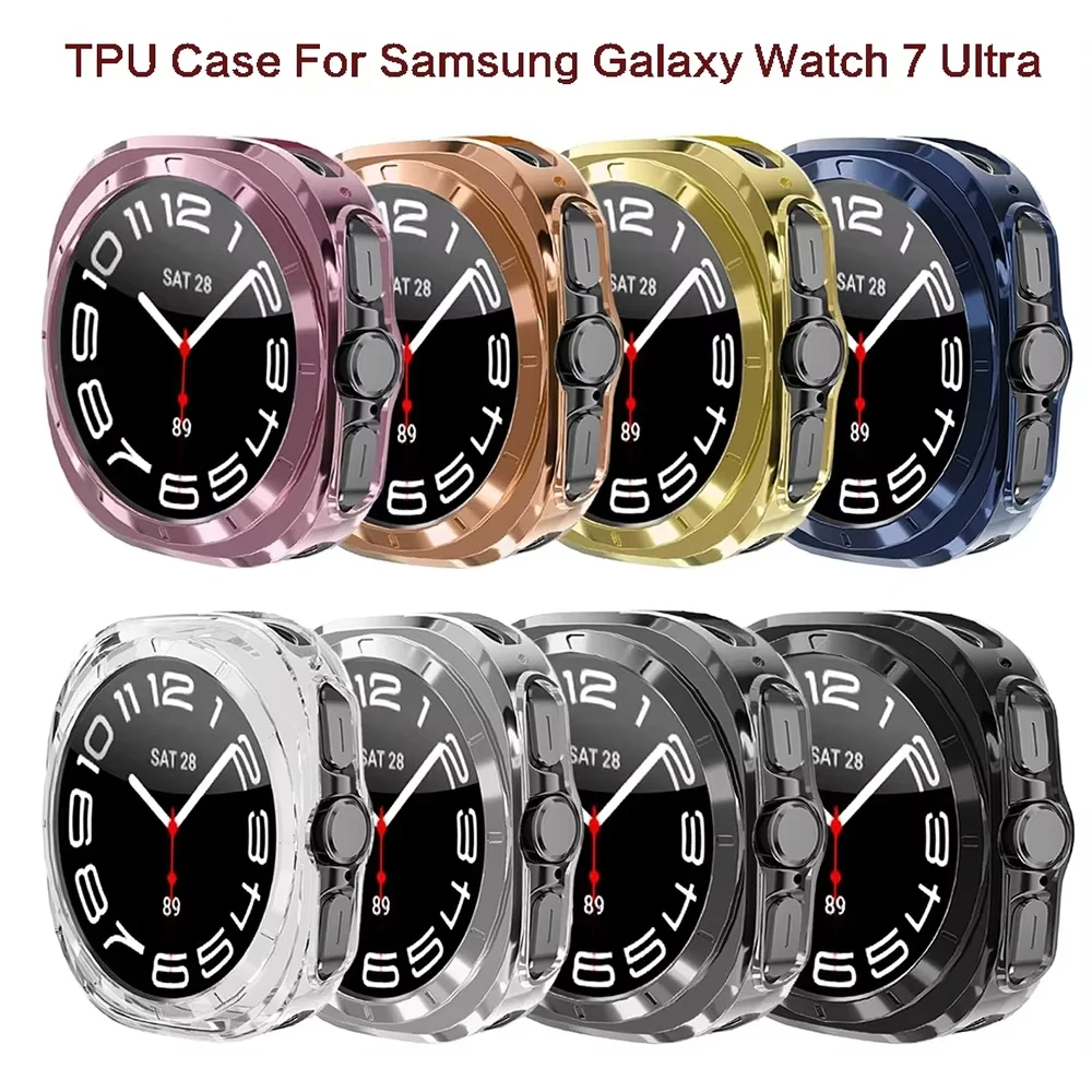

Защитный чехол для ПК для Samsung Galaxy Watch Ultra, чехлы для часов Ultra, 47 мм, рамка, полый бампер, аксессуары для умных часов, корпус