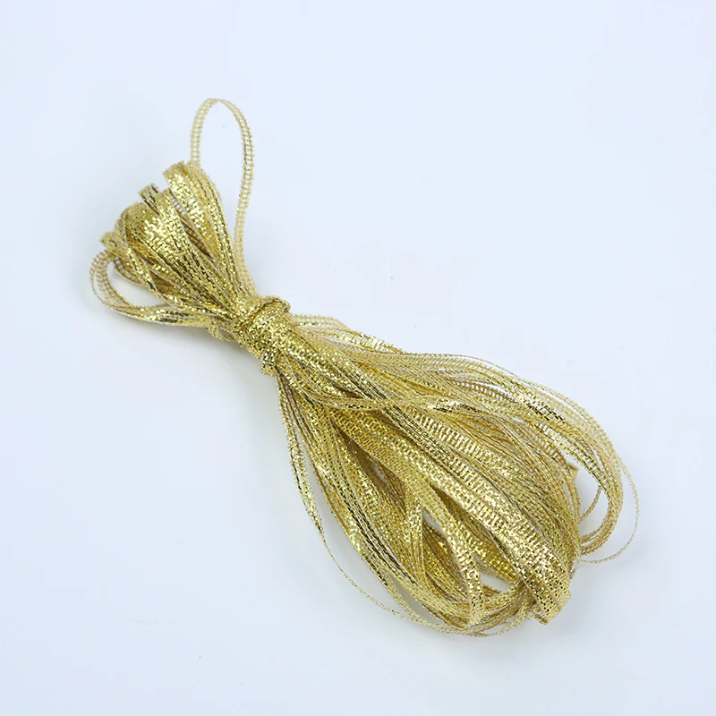 3 مللي متر (10 متر/وحدة) شريط لامع ملون شريط بصل مطرز لتغليف هدايا كعكة الزفاف لوازم ديكور يدوية ذاتية الصنع #3