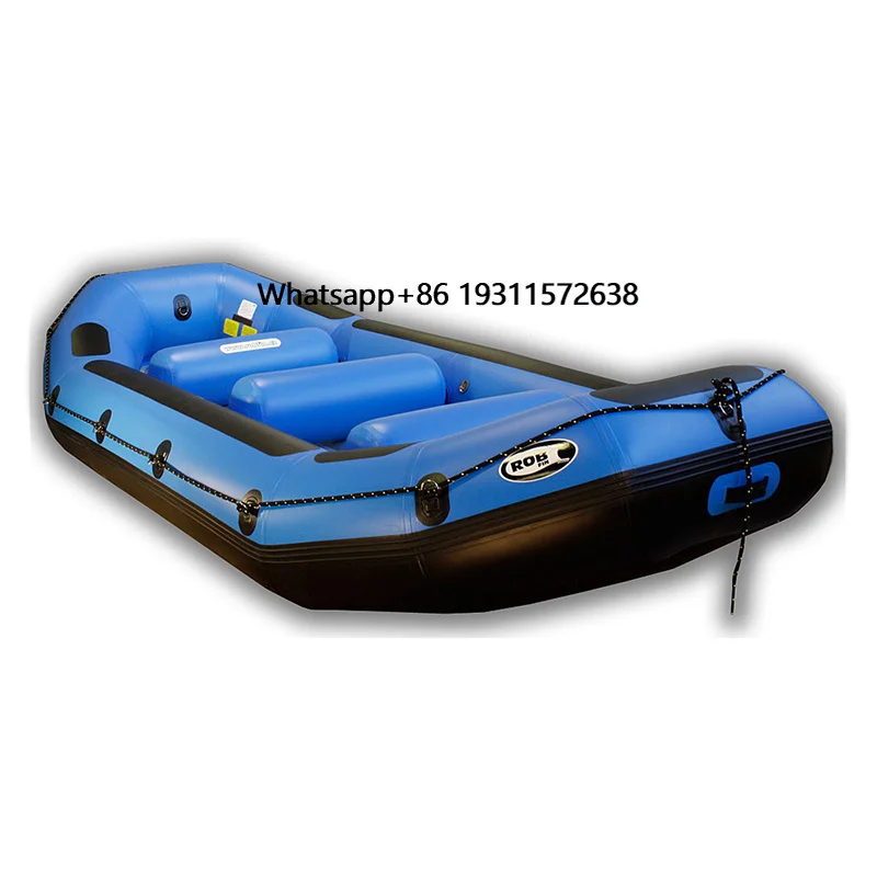 

Wholesale Heavy Duty Double Floor River Sea Rescue Boat Whitewater Rafting 5 6 7 8 Passenger Inflatable Raft Boat