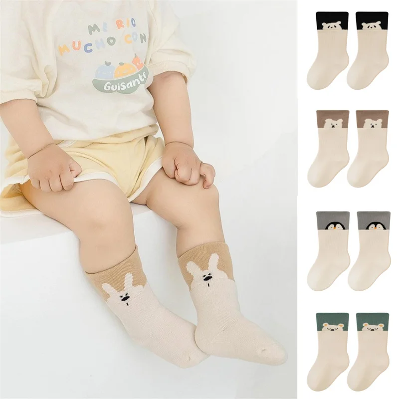 

Kids Socks For Boys Girls Cute Soft Cartoon Baby Toddler Sock Autumn Winter Cotton Fashion Children's Boy Girl Sock 0-5Years New