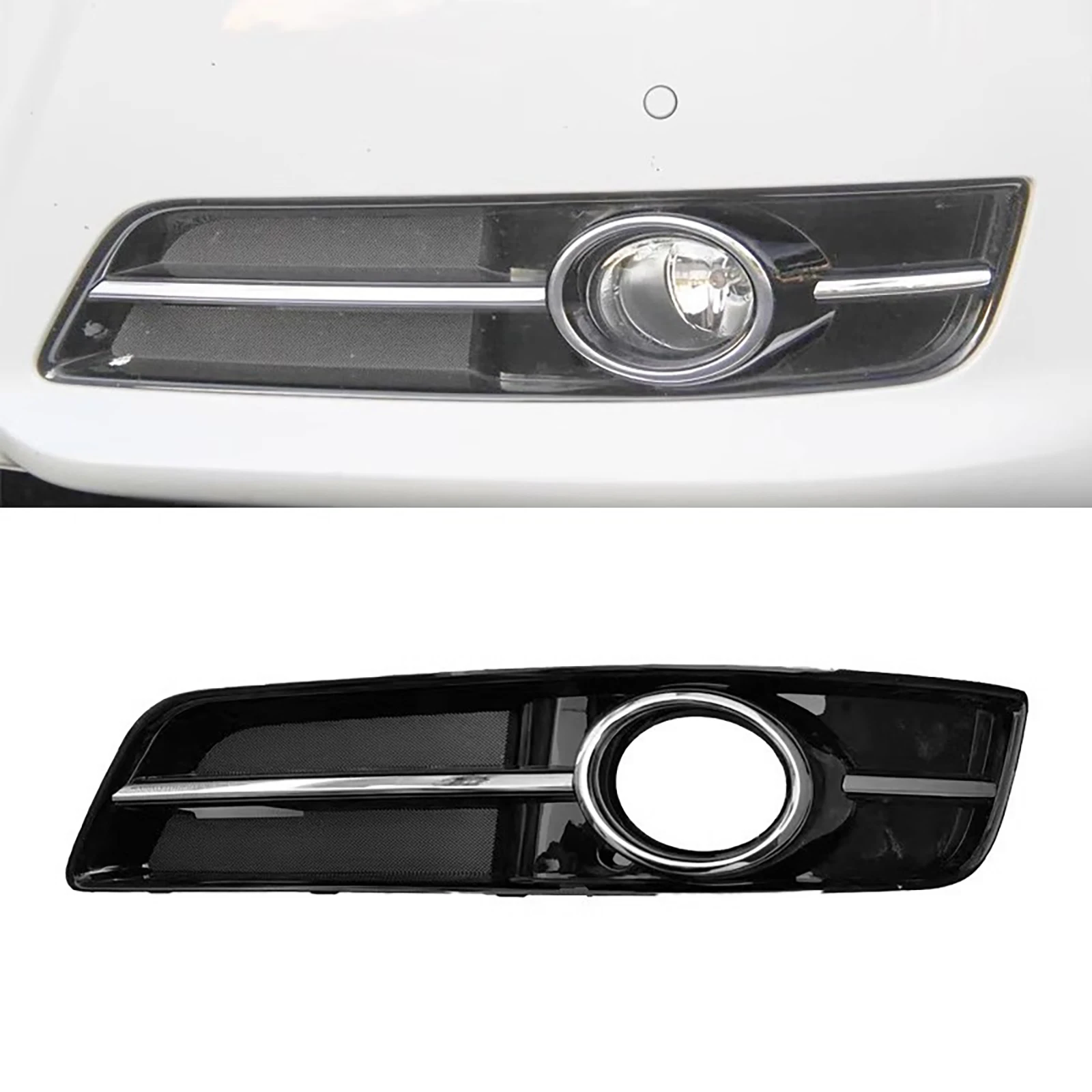 Left Right Front Bumper Fog Light Cover For Audi A3 2010 2011 2012 2013 Car Accessories Fog Lamp Shell #8P0807681J, #8P0807682J