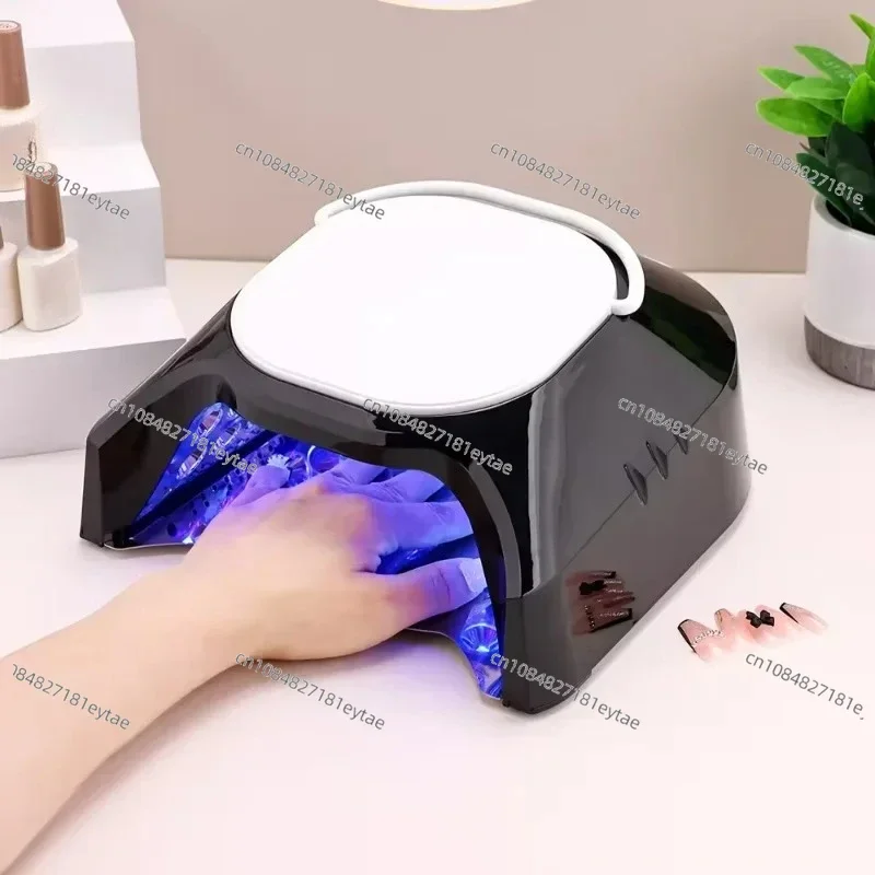 High Quality Professional Nail Salon Home Use Pro Cure Wireless Dual Light 86W Rechargeable UV Led Nail Gel Dryer Lamp