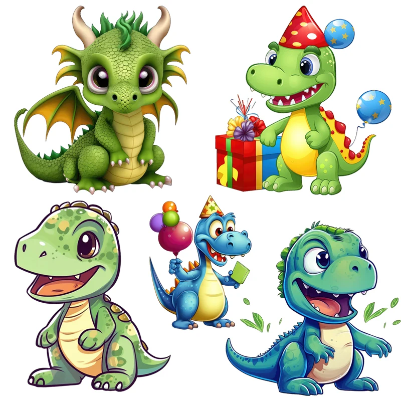 Three Ratels CP45 Funny cartoon dinosaur stickers for children's place wall stickers  Personalized car decals