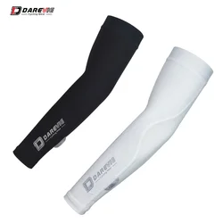 DAREVIE 1 Pair Cycling Arm Sleeve 50 SPF UV Protect Cycling Arm Warmers High Elastic Outdoor Riding Fishing Driving Basketball