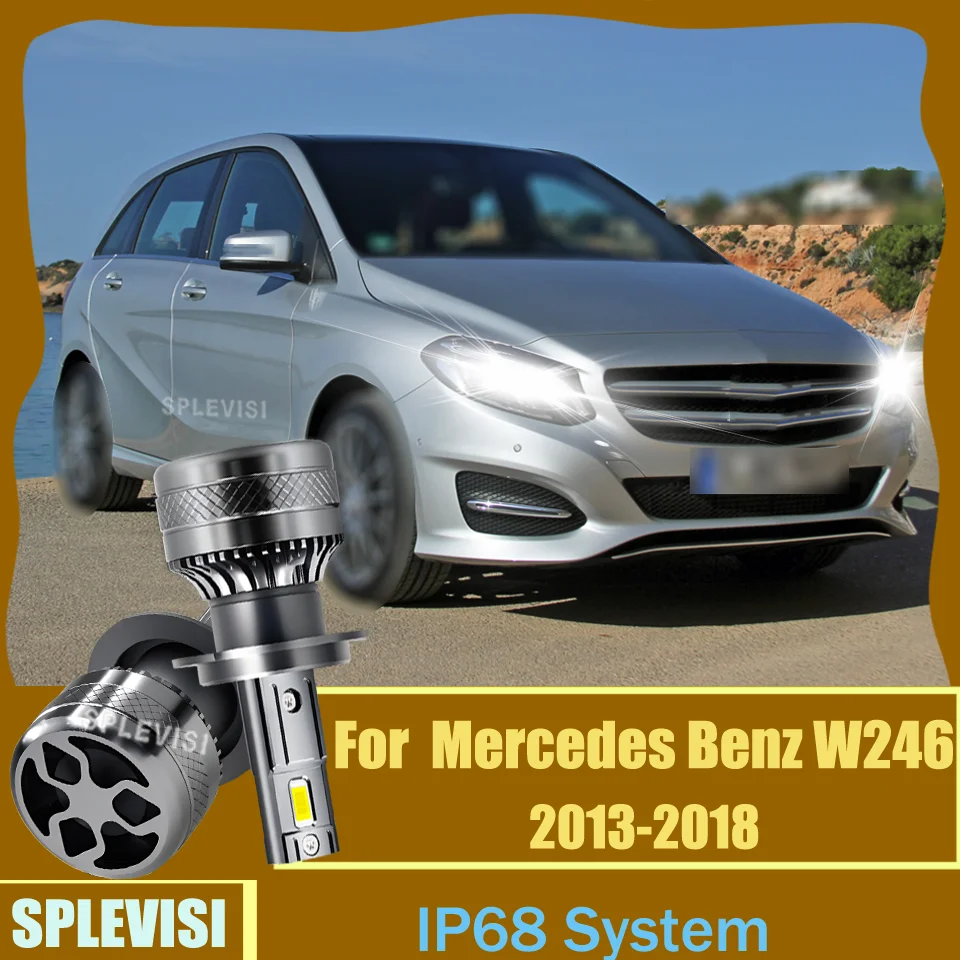 

IP68 System H7 LED Headlight 6000K HID White Turbo 100%Brand New Plug &Play For Mercedes Benz W246 2013 2014 2015 2016 2017 2018