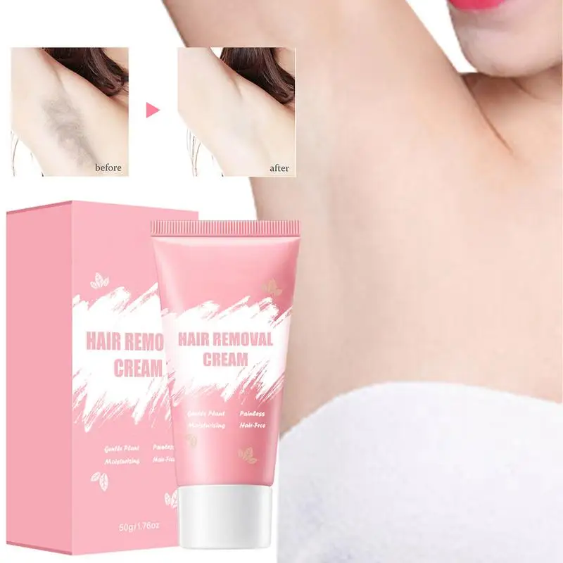 Body Cream for Hair Removal Body Depilatory Cream Nourishing Bikini Hair Remover Fast & Effective Unwanted Hair Removal Natural