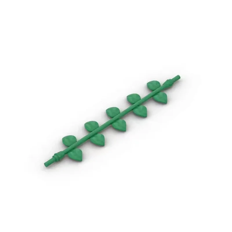 10 Stück 16981 Pflanzenranken 16L Bausteine mit Blättern, flexible Gras- und Baumsteine, Partikel-Puzzle-Spielzeug, Kindergeburtstagsgeschenk – Detail 2