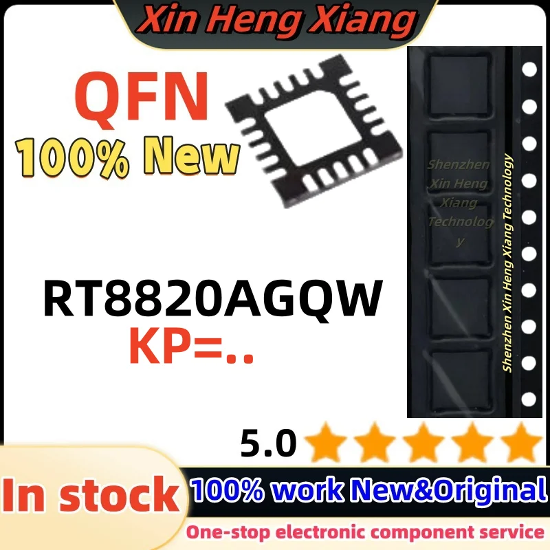 

(5-10pcs) RT8820A RT8820AGQW KP=4H QFN-20
