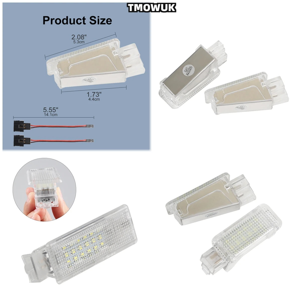 

CANbus Error-Free 12V LED Boot Light For VW Golf Mk4-Mk7 Jetta Passat CC - Direct Fit Energy Saving Interior Dome Light