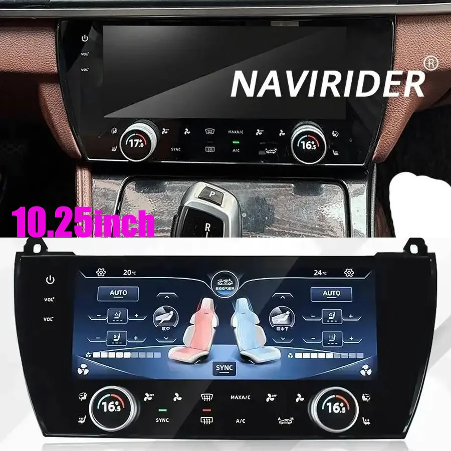 10.25inch AC Panel Touch Board For BMW 5 Series F10 F11 F18 2010-2017 HD Air Conditioning Climate Control Screen Car Accessories