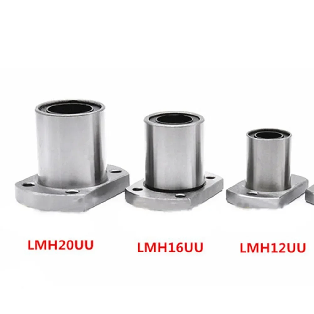 6mm/8mm/10mm/12mm to 40mm LMH6UU/LMH8UU/LMH20U LMH Short Type Series ellipse Flange Coupling Linear Motion Bearing For Rod shaft