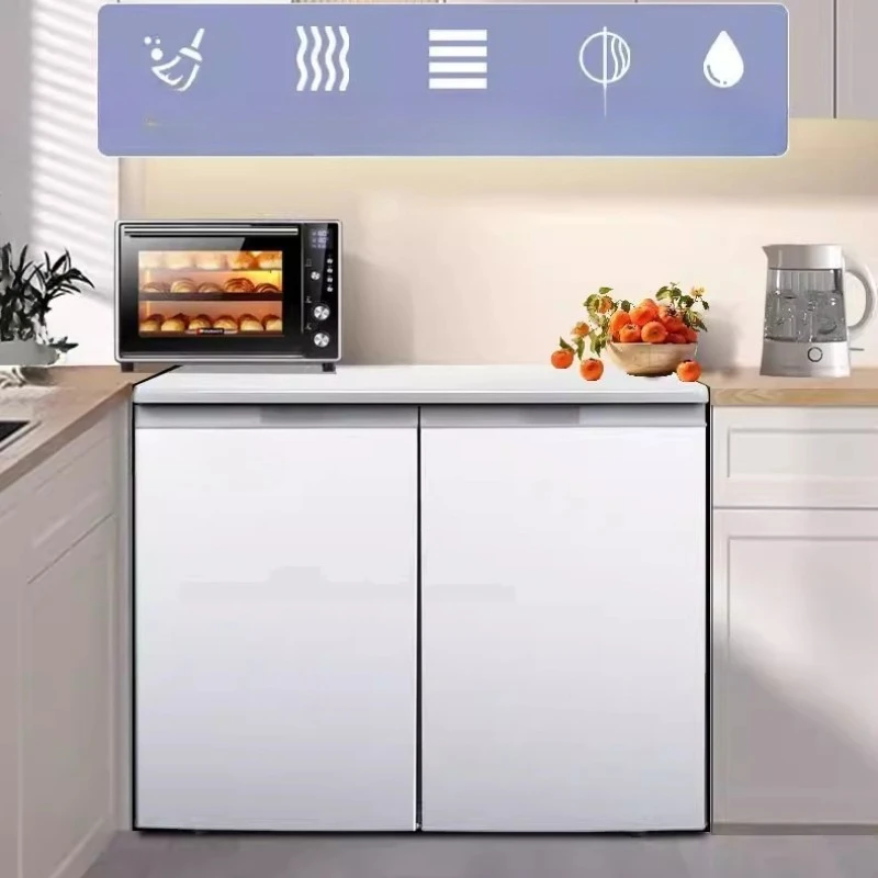 Horizontal refrigerator, home and commercial folio two doors, air-cooled frequency conversion computer temperature