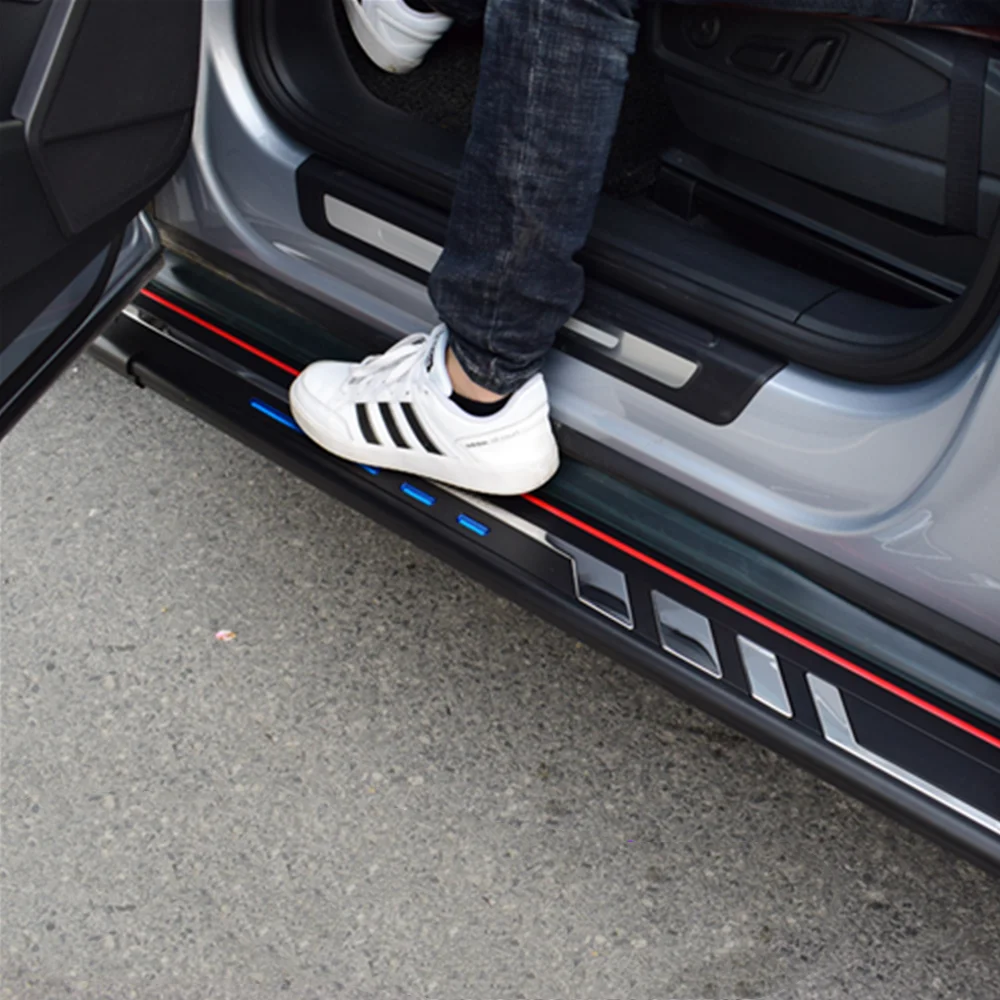 Barre gradini in alluminio per pedane Rivian R1S 2025 Pedale passo laterale senza accessori di perforazione