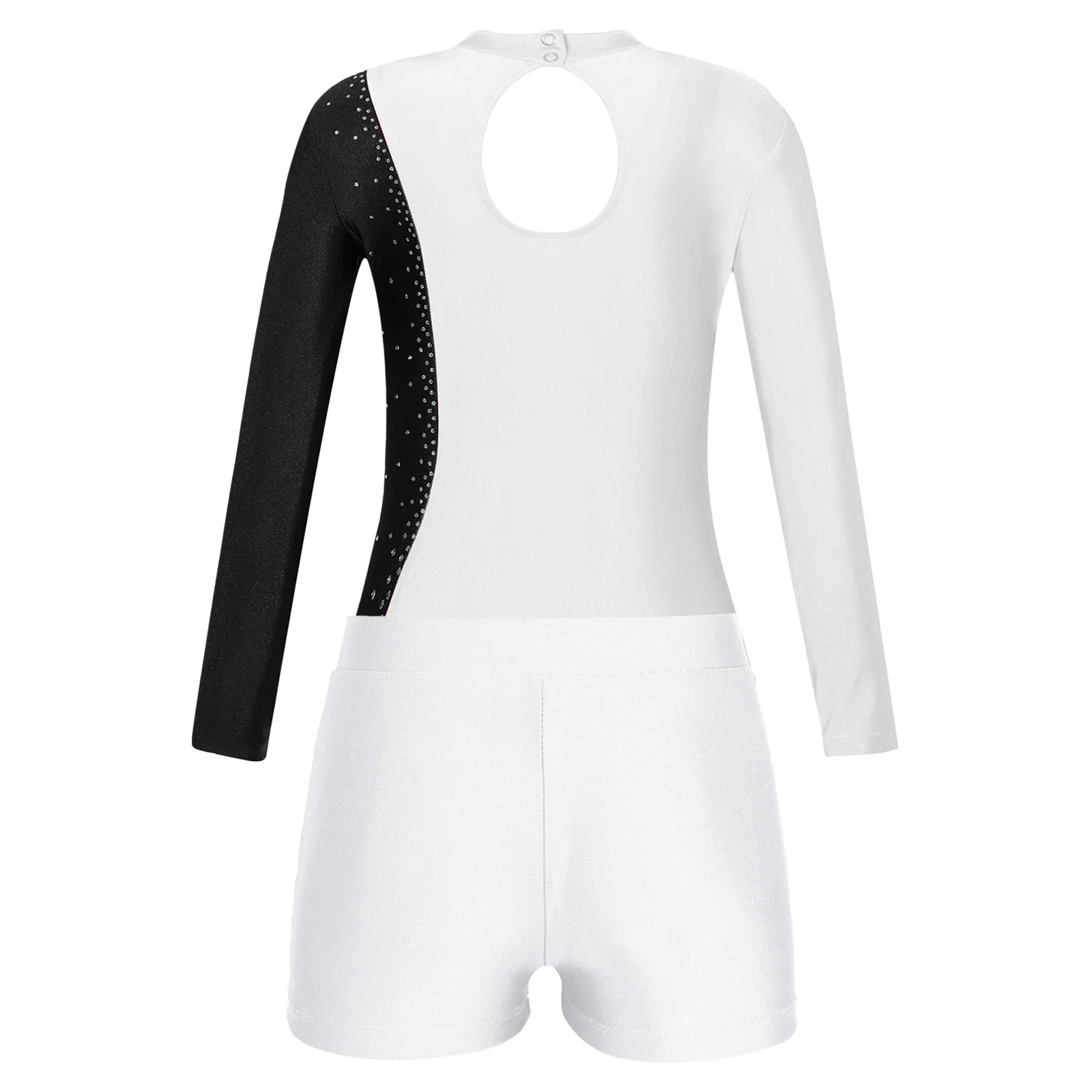 Children Patchwork Ballet Dance Leotards Gymnastic Jumpsuit for Girls Acrobatics Costume Kids Gymnastics Skating Yoga Bodysuit