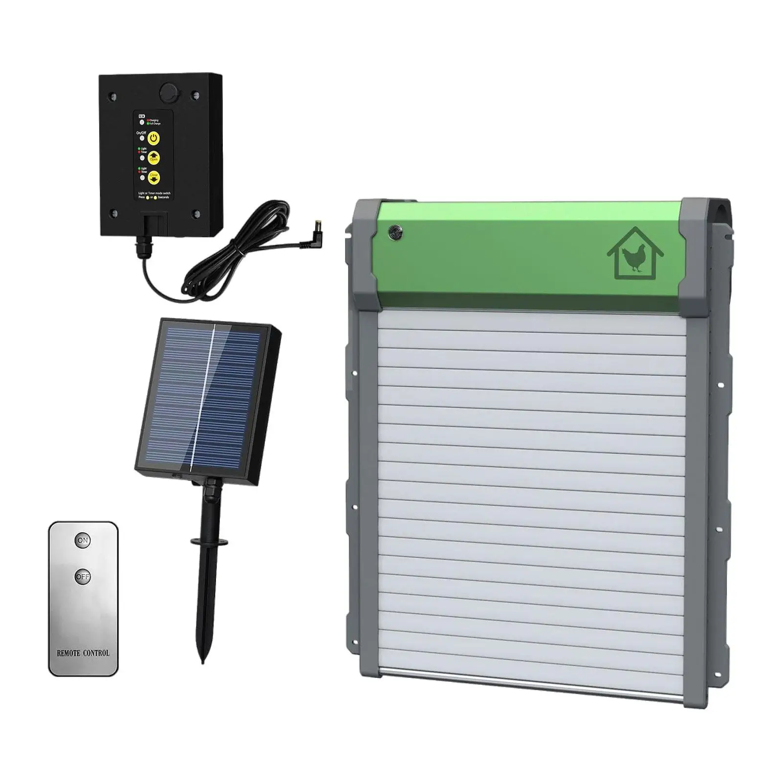 

Автоматическая дверь для курятника, простая в установке, с собственной панелью управления, автоматическая дверь для курятника