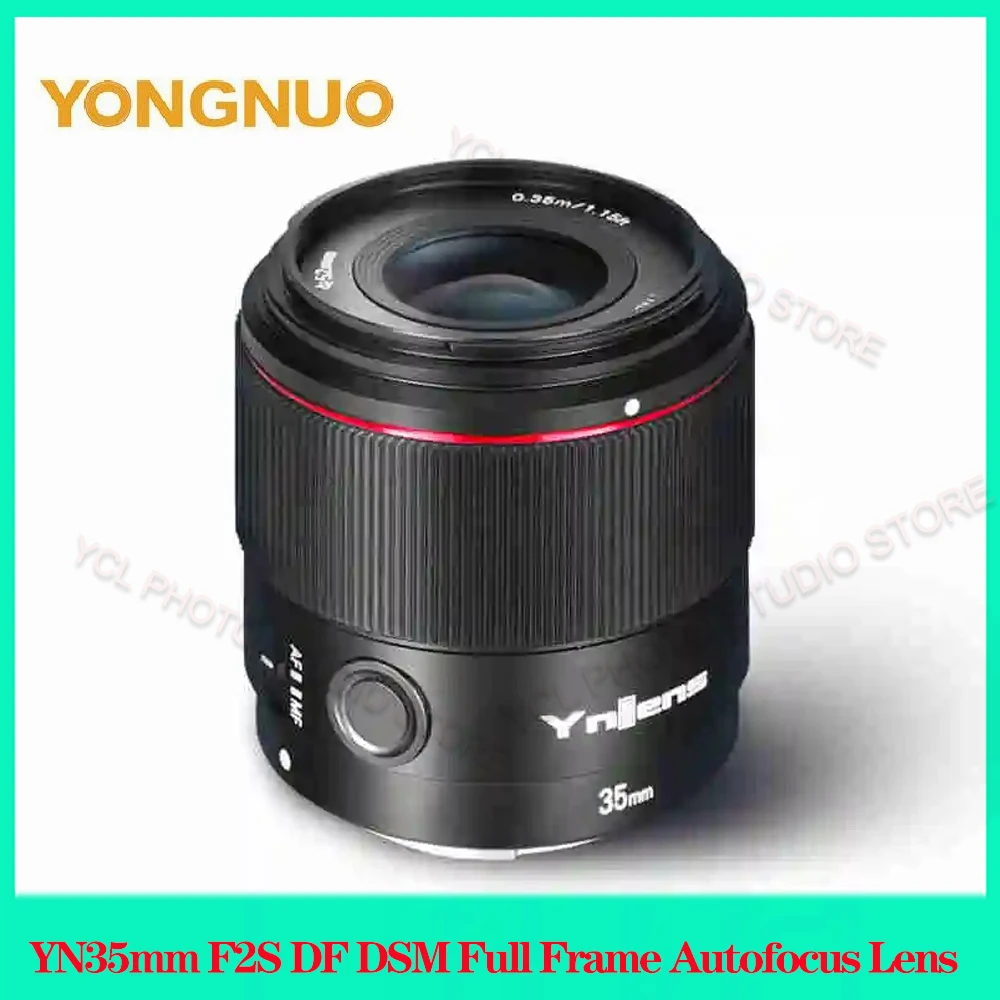 

Yongnuo YN35mm F2S DF DSM Full Frame Autofocus Lens For Sony E mount Auto Focus Large Aperture Camera Lens for A7 A7R A6700 A9