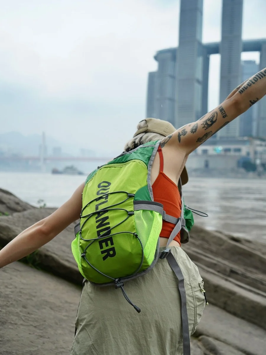 Outdoor Marathon Hiking Backpack Breathable Lightweight Dual-Shoulder Sports Bag for Running And Mountain Climbing