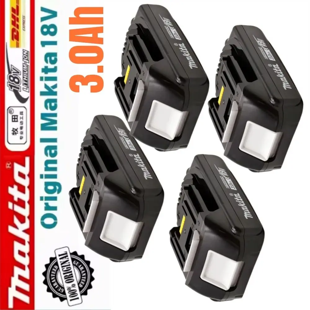 

Makita 18V 3Ah Li-Ion Rechargeable Battery for 18v Drill Replacement Compatible with BL1830 BL1840 BL1850 BL1860B