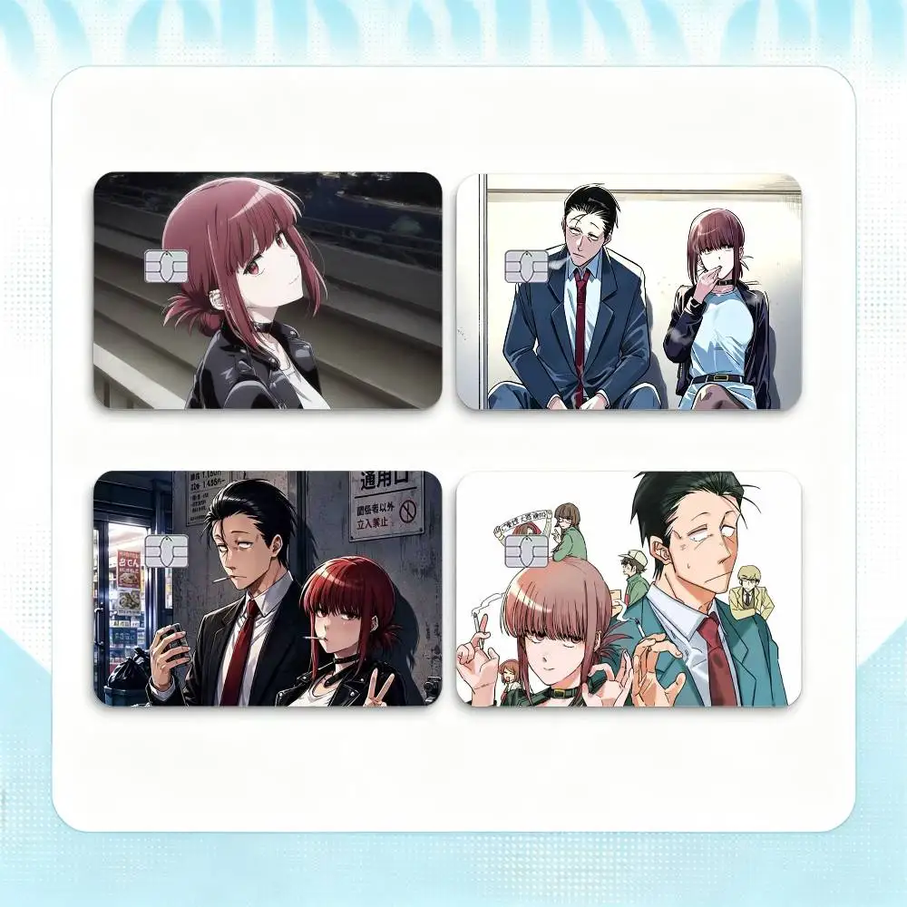 Manga Smoking Behind the Supermarket with You  Credit Card HD Stickers Small Chip Waterproof Sticker Game Card Decal Gift