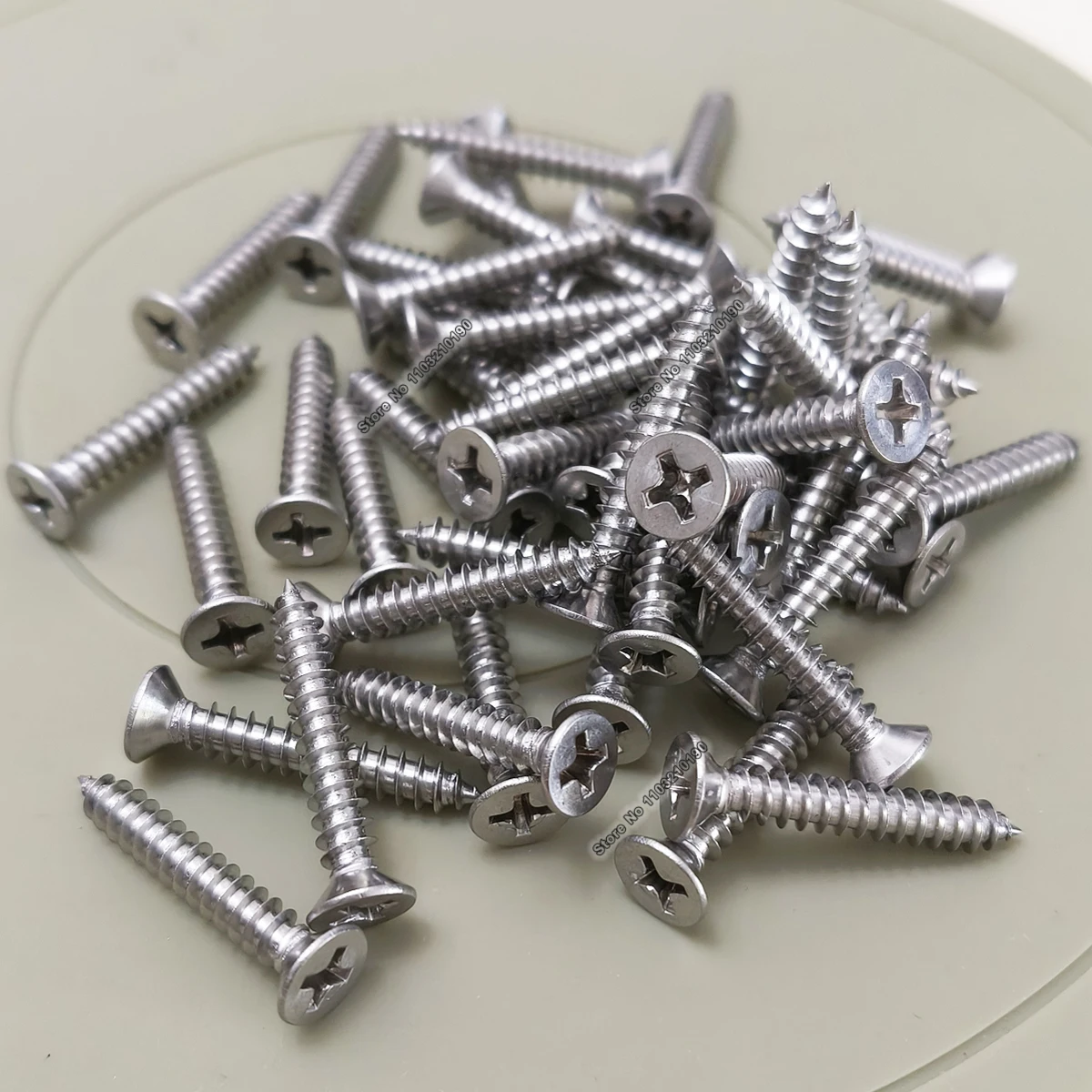 5/10/30 pz 304 In Acciaio Inox Croce Incasso Svasata Phillips Testa Piatta Viti Autofilettanti M5 M6 M8 Vite Per Legno L = 10-100mm