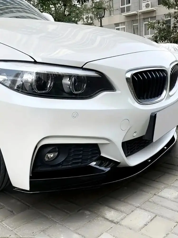 Diffuseur de lèvre de séparateur de pare-chocs avant de voiture pour BMW série 2 F22 F23 220i 220d 230i M240i M Sport 2015-2019