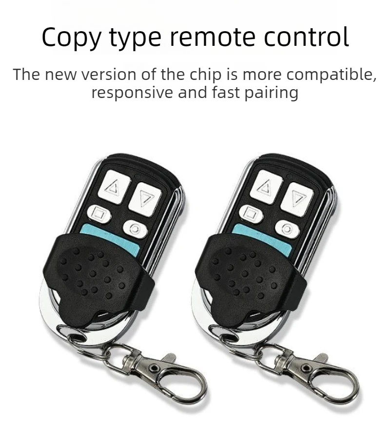 433MHZ 315MHZ Universal Remote Control 4 Buttons Clone Code Garage Door Opener Transmitter Remote Control IoT Accessories