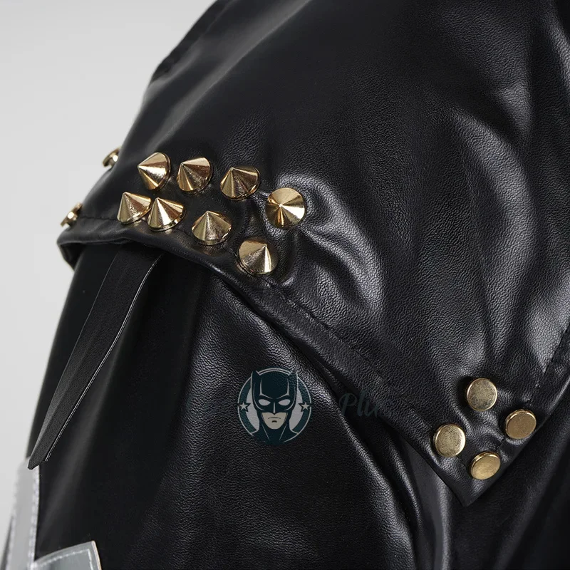 لعبة LOL Arcane 2 أزياء تنكرية للمقاتلة تحت الأرض VI زي أسود كرنفال الهالوين أزياء الزي الرسمي