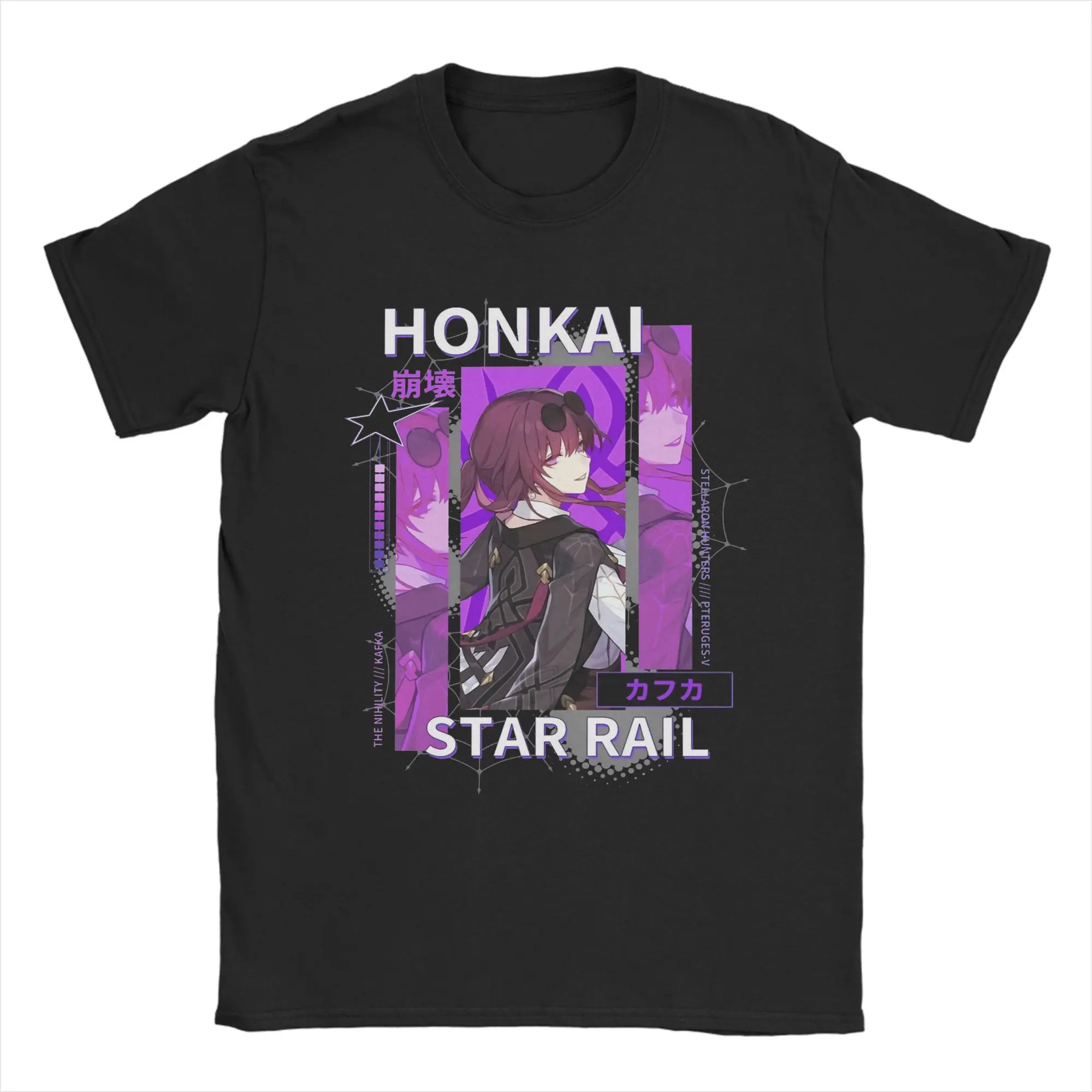

Men Honkai Star Rail Kafka Gamer T Shirt Cotton Clothing Novelty Short Sleeve Round Neck Tee Shirt Gift Idea T-Shirts