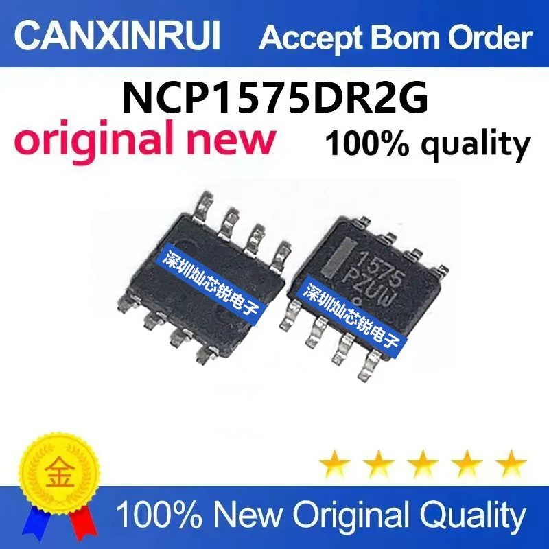 (5-100pieces)Brand New Original NCP1575 NCP1575DR2G, Marked 1575, Synchronous Buck Controller Chip